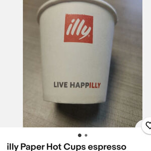 iIly Paper Hot Cups espresso disposable 3 oz 100ct